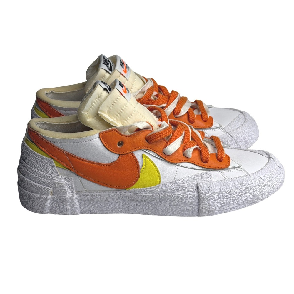 Nike Blazer‎ Low Sacai White Magma Orange NEW